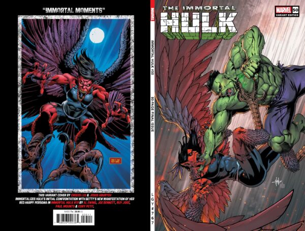 IMMORTAL HULK #50: Crees Lee cover G