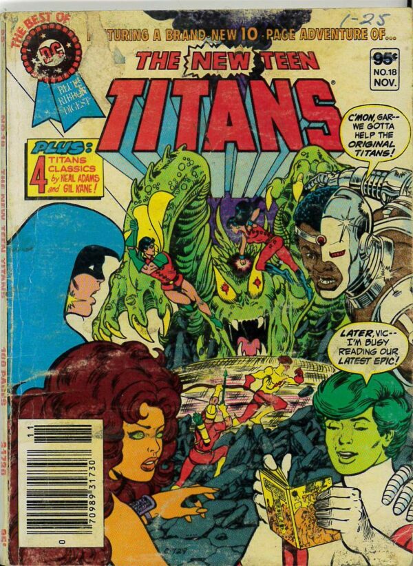 BEST OF DC DIGEST #18: New Ten Titans (Neal Adams & Gil Kane) – GD/VG