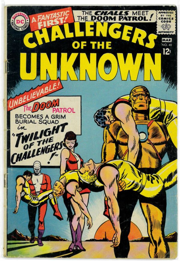 CHALLENGERS OF THE UNKNOWN (1958-1978) #48: 4.5 (VG)