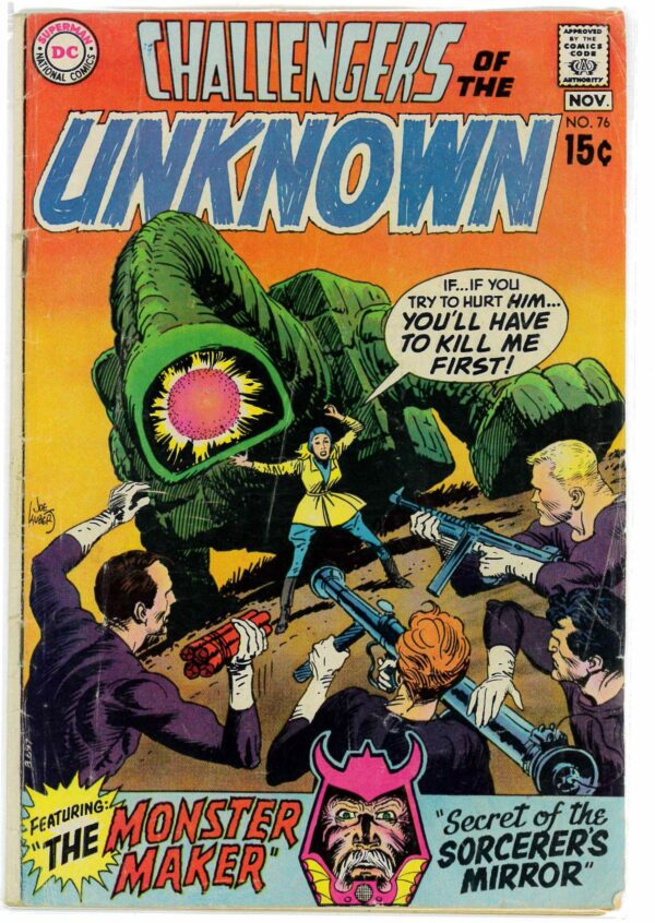 CHALLENGERS OF THE UNKNOWN (1958-1978) #76: 3.5 (GD/VG)