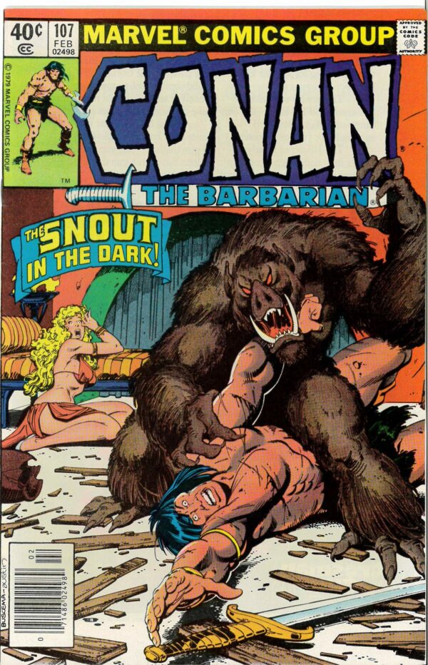 CONAN THE BARBARIAN (1970-1993 SERIES) #107: 9.4 (NM)