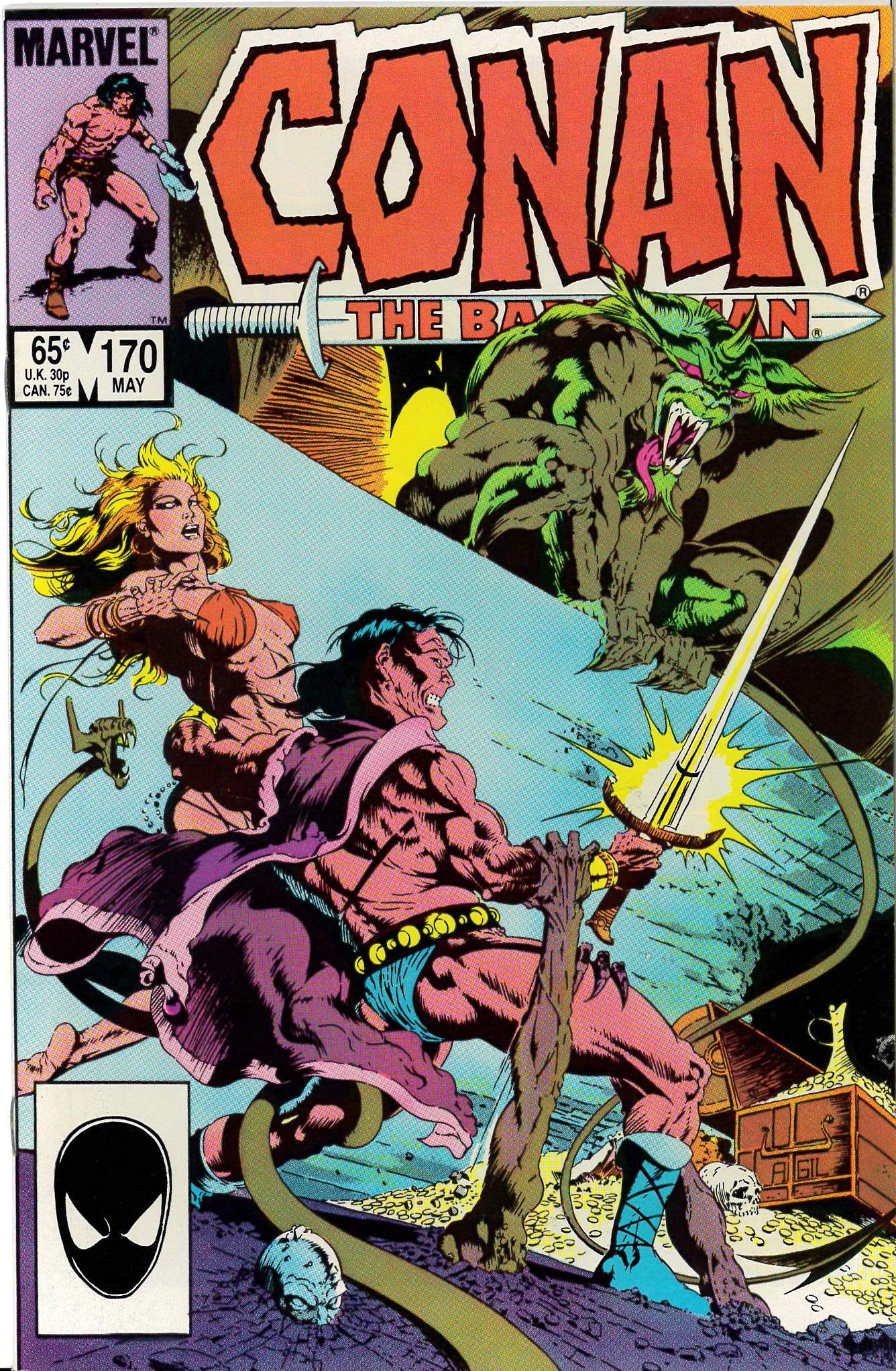 CONAN THE BARBARIAN (1970-1993 SERIES) #170: 9.8 (NM) CONAN THE BARBARIAN (1970-1993 SERIES) #170: 9.8 (NM)