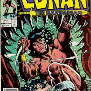 CONAN THE BARBARIAN (1970-1993 SERIES) #186: Newsstand Edition – VF