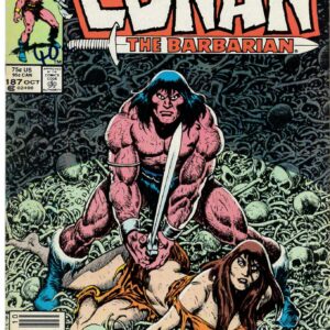 CONAN THE BARBARIAN (1970-1993 SERIES) #187: Newsstand Edition – VF