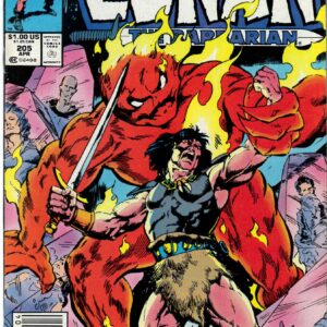 CONAN THE BARBARIAN (1970-1993 SERIES) #205: Newsstand Edition – VF/NM