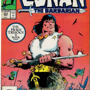 CONAN THE BARBARIAN (1970-1993 SERIES) #206: VG/FN
