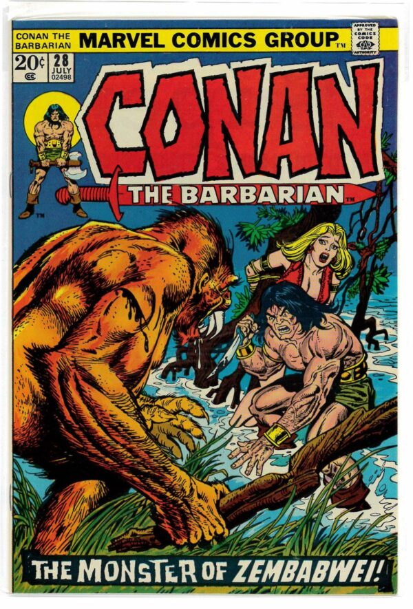 CONAN THE BARBARIAN (1970-1993 SERIES) #28: 9.8 (M)