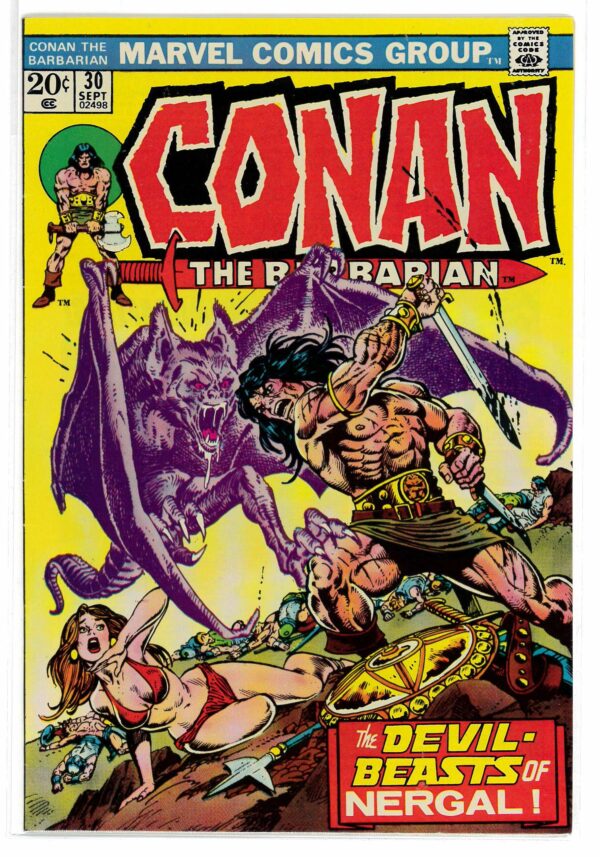 CONAN THE BARBARIAN (1970-1993 SERIES) #30: 9.8 (M)