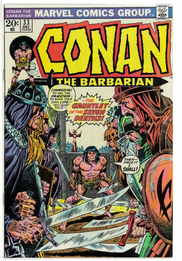 CONAN THE BARBARIAN (1970-1993 SERIES) #33: 9.8 (NM/M)