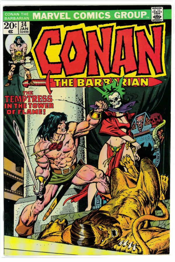 CONAN THE BARBARIAN (1970-1993 SERIES) #34: NM (9.8)