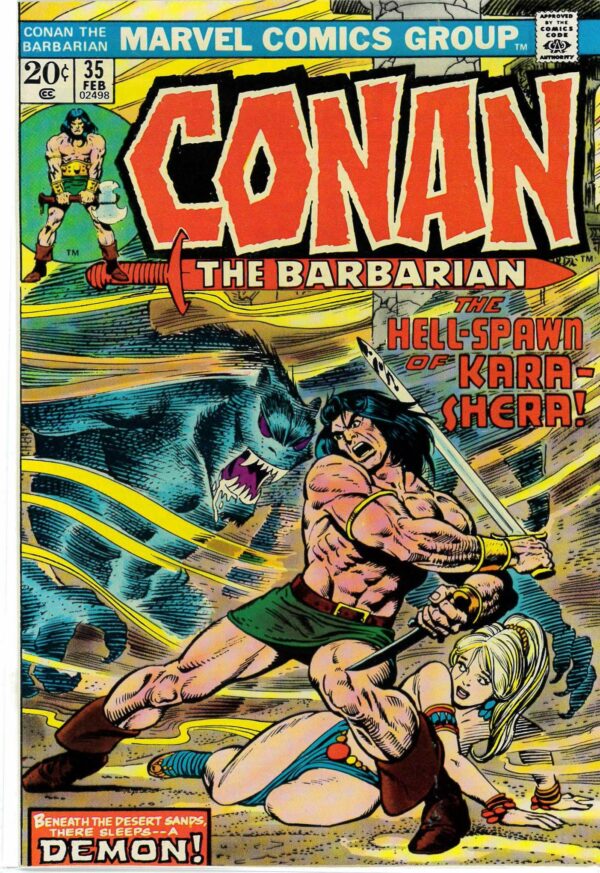 CONAN THE BARBARIAN (1970-1993 SERIES) #35: NM (9.8)