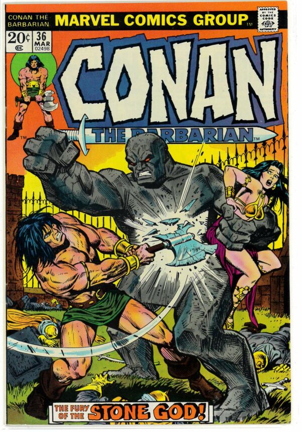 CONAN THE BARBARIAN (1970-1993 SERIES) #36: NM (9.8)