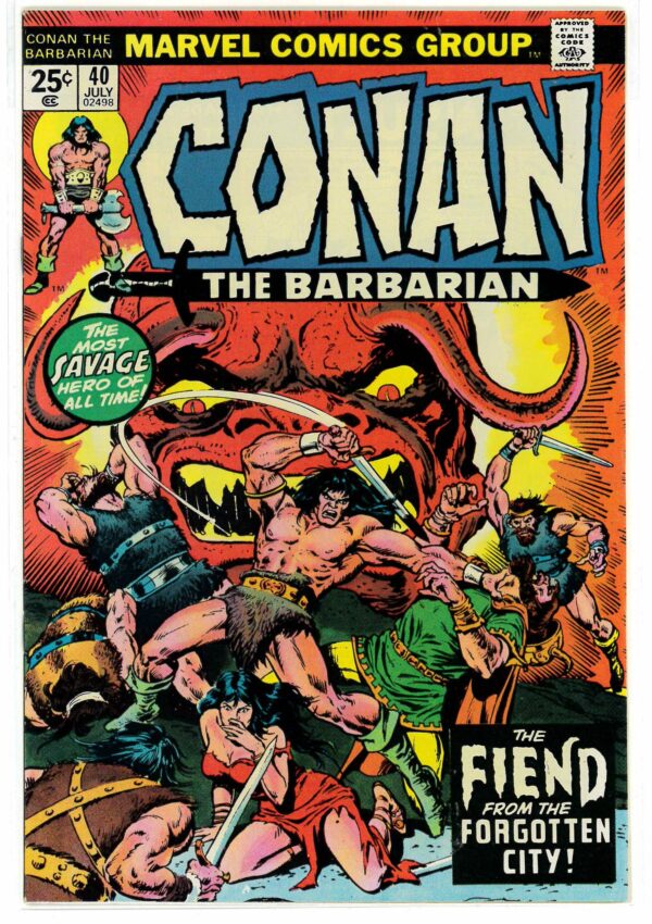 CONAN THE BARBARIAN (1970-1993 SERIES) #40: NM (9.8)