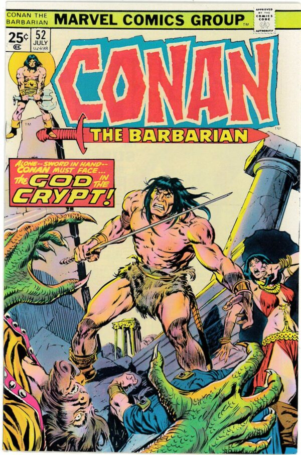 CONAN THE BARBARIAN (1970-1993 SERIES) #52: NM/M 9.8