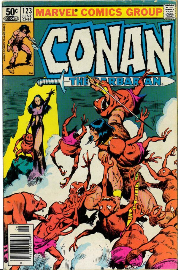 CONAN THE BARBARIAN (1970-1993 SERIES) #123: Newsstand Edition – FN
