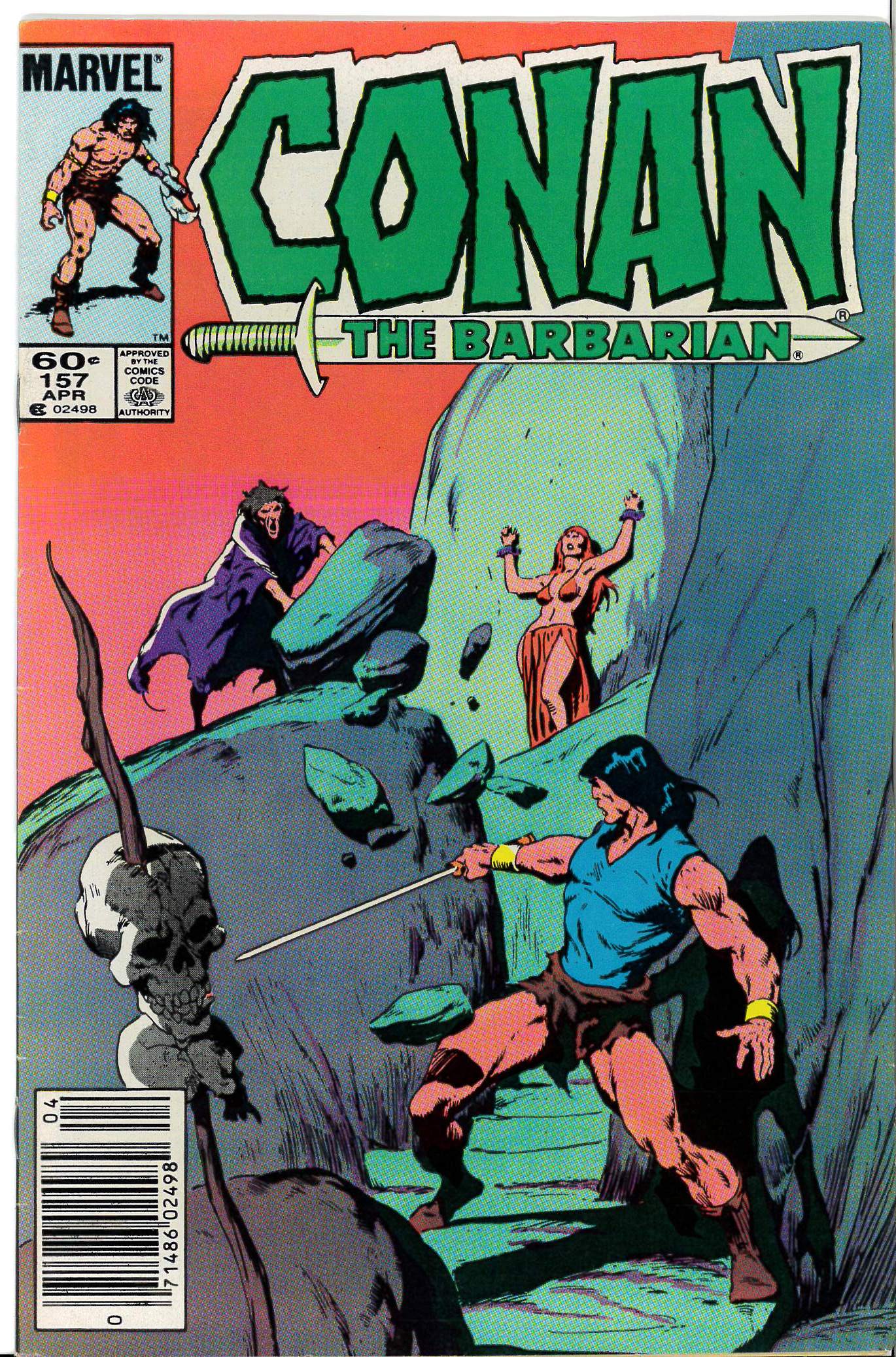 CONAN THE BARBARIAN (1970-1993 SERIES) #157: Newsstand Edition – VF/NM CONAN THE BARBARIAN (1970-1993 SERIES) #157: Newsstand Edition – VF/NM