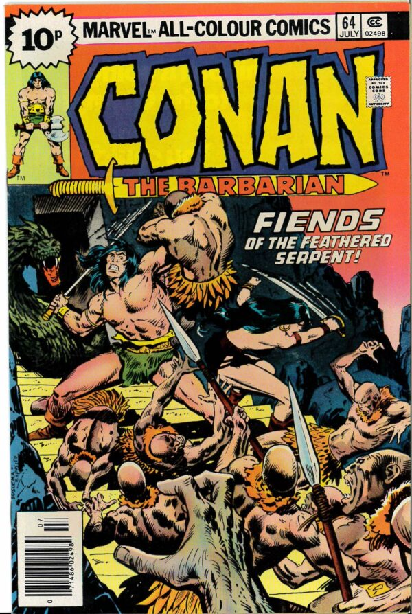 CONAN THE BARBARIAN (1970-1993 SERIES) #64: UK price variant 9.8 (NM)