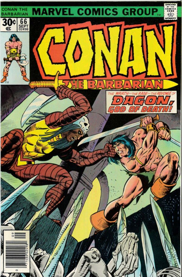 CONAN THE BARBARIAN (1970-1993 SERIES) #66: NM (9.8)