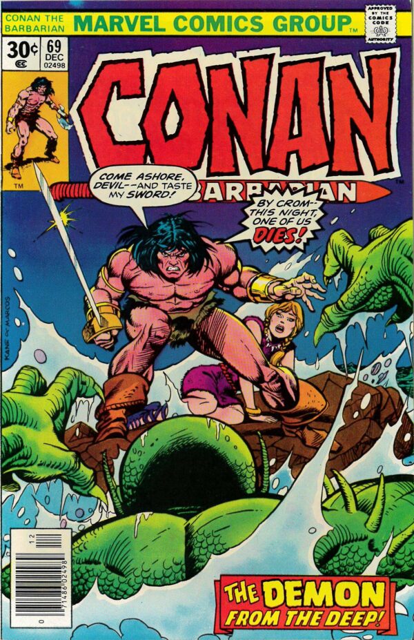 CONAN THE BARBARIAN (1970-1993 SERIES) #69: NM (9.8)