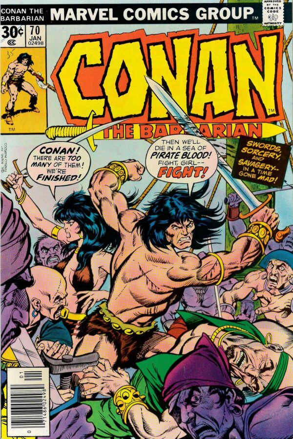 CONAN THE BARBARIAN (1970-1993 SERIES) #70: 9.2 (NM)