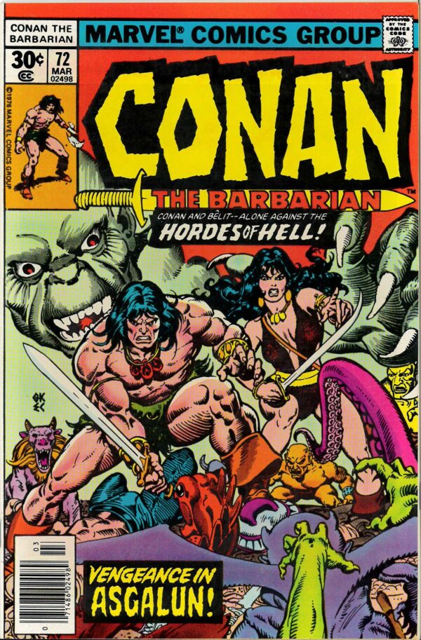 CONAN THE BARBARIAN (1970-1993 SERIES) #72: 9.8 (NM)