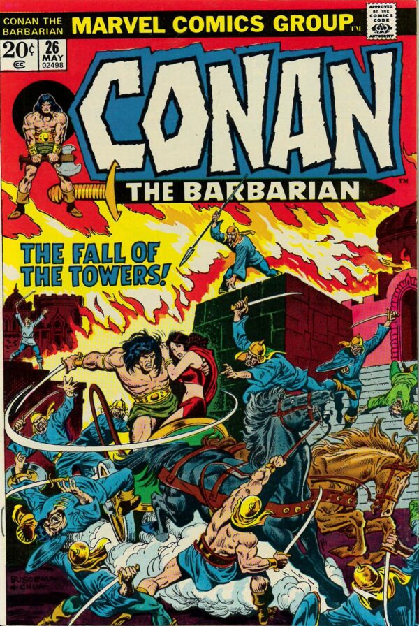 CONAN THE BARBARIAN (1970-1993 SERIES) #26: 9.8 (M)
