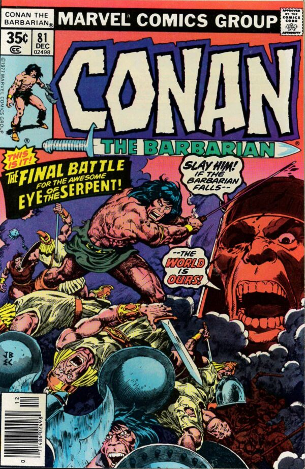 CONAN THE BARBARIAN (1970-1993 SERIES) #81