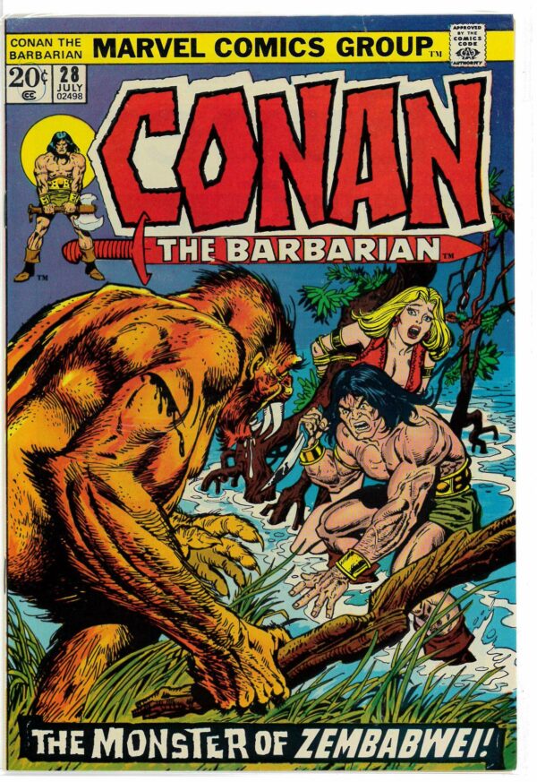 CONAN THE BARBARIAN (1970-1993 SERIES) #28: 9.8 (M)