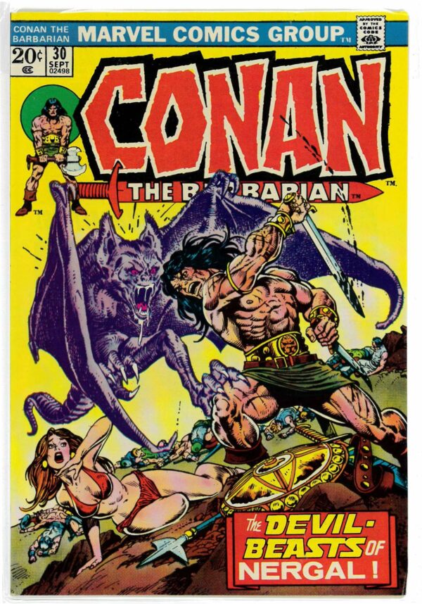 CONAN THE BARBARIAN (1970-1993 SERIES) #30: 9.8 (M)