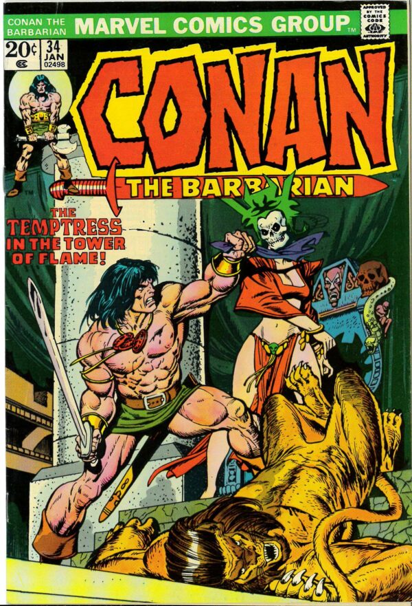 CONAN THE BARBARIAN (1970-1993 SERIES) #34: 9.2 (NM)