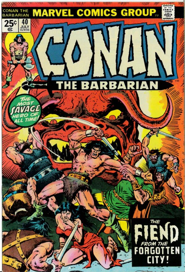 CONAN THE BARBARIAN (1970-1993 SERIES) #40: 9.6 (NM)