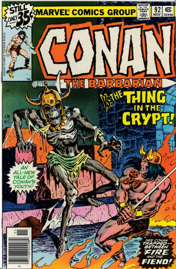 CONAN THE BARBARIAN (1970-1993 SERIES) #92: 9.4