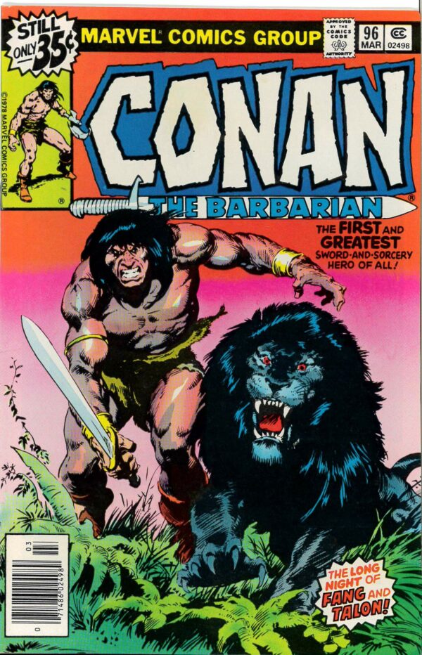 CONAN THE BARBARIAN (1970-1993 SERIES) #96: 9.2 (NM)