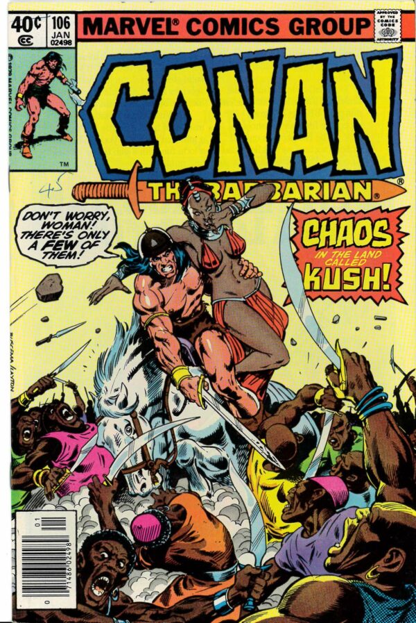 CONAN THE BARBARIAN (1970-1993 SERIES) #106: 9.4 (NM) Newsstand Edition