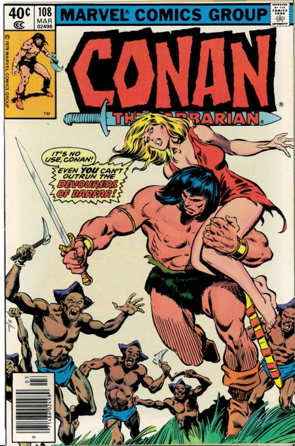 CONAN THE BARBARIAN (1970-1993 SERIES) #108: 9.2 (NM) Newsstand Edition