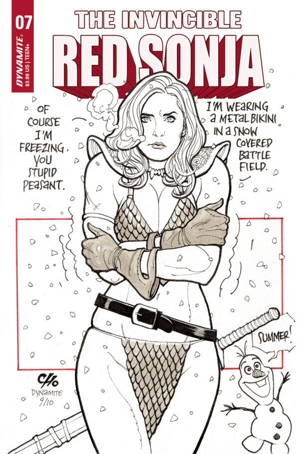 INVINCIBLE RED SONJA #7: Frank Cho cover D