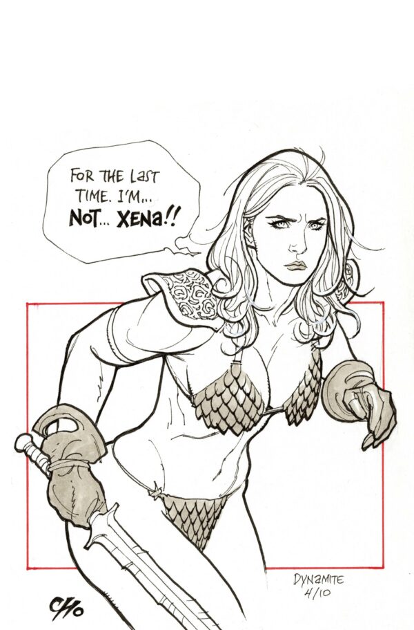 INVINCIBLE RED SONJA #5: Frank Cho virgin cover Q
