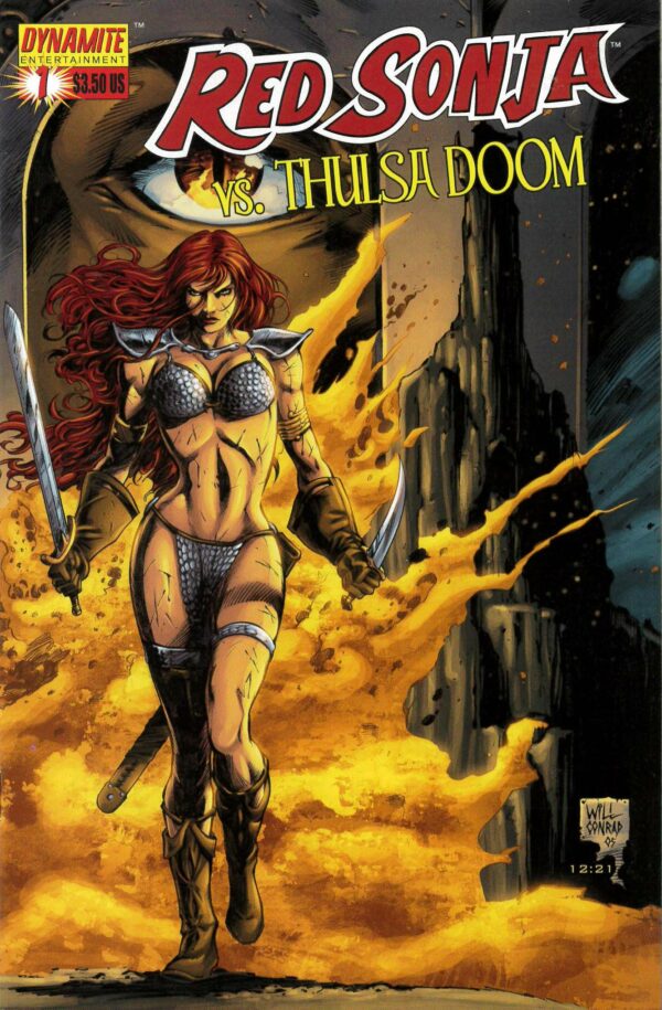 RED SONJA VS THULSA DOOM #1: Will Conrad cover