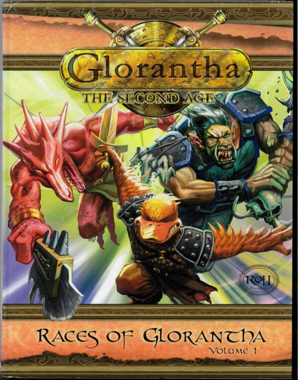 RUNEQUEST II RPG (5TH EDITION) #0: Races of Glorantha Volume One (HC) (8176) (NM)