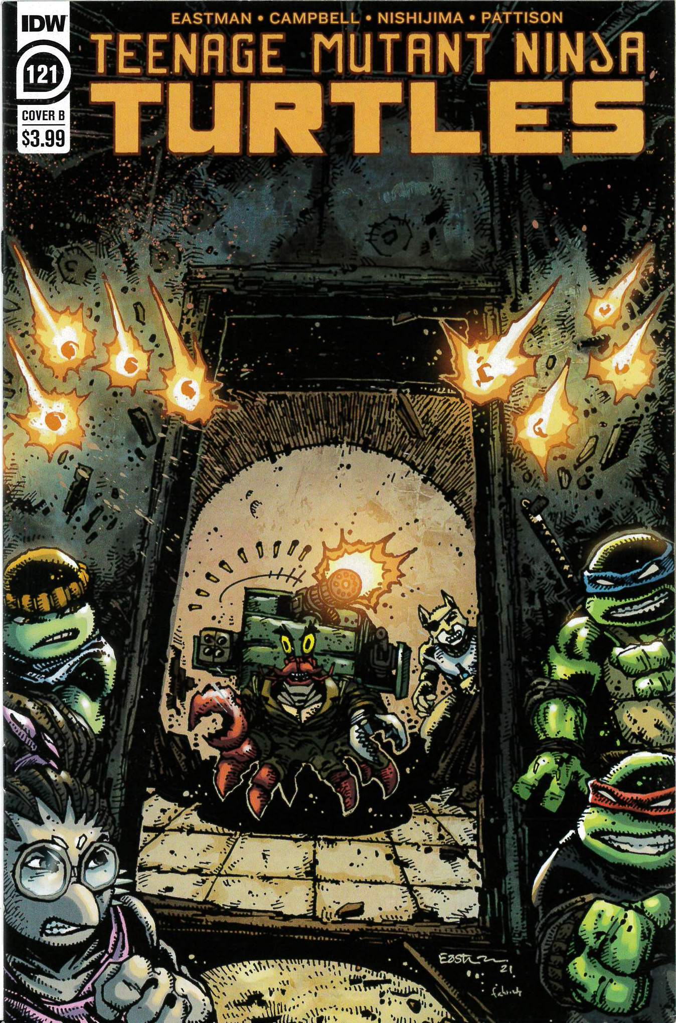 TEENAGE MUTANT NINJA TURTLES (2011-2024: VARIANT) #121: Kevin Eastman cover B TEENAGE MUTANT NINJA TURTLES (2011-2024: VARIANT) #121: Kevin Eastman cover B