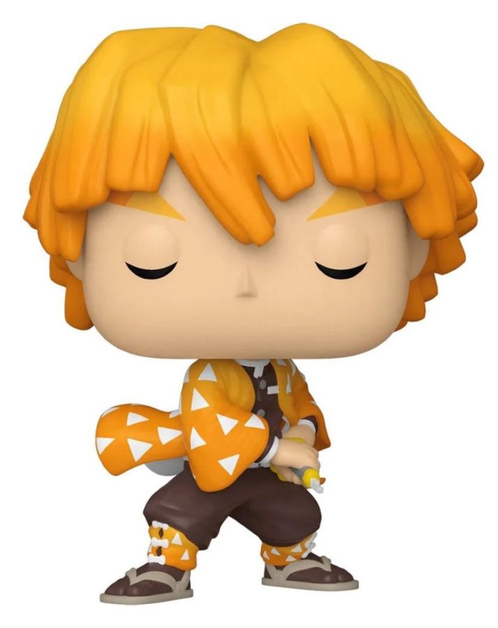 POP ANIMATION VINYL FIGURE #869: Zenitsu Agatsuma: Demon Slayer in box NM POP ANIMATION VINYL FIGURE #869: Zenitsu Agatsuma: Demon Slayer in box NM