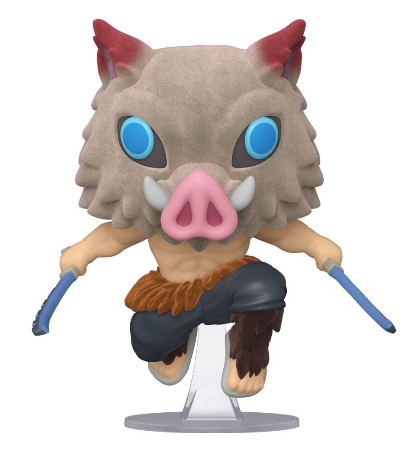 POP ANIMATION VINYL FIGURE #875: Inosuke Hashibira Flocked Special Ed: Demon Slayer in box NM POP ANIMATION VINYL FIGURE #875: Inosuke Hashibira Flocked Special Ed: Demon Slayer in box NM