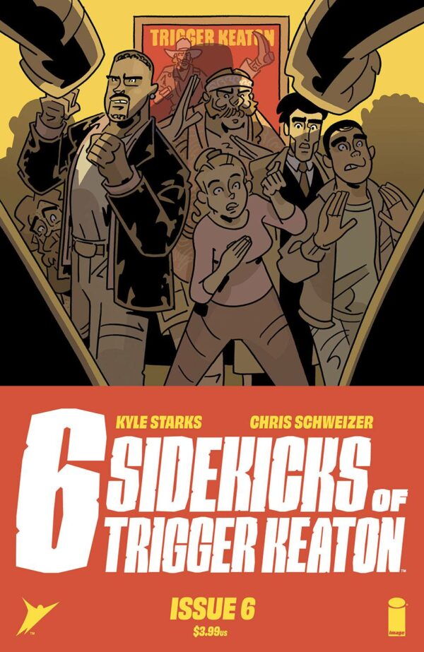 SIX SIDEKICKS OF TRIGGER KEATON #6: Chris Schweizer cover A