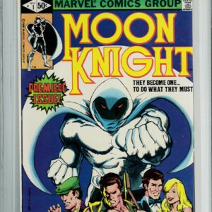 MOON KNIGHT (1980-2018 SERIES) #1: Halo Graded 9.4 (NM) 1st Bushman, 1st Konshu MOON KNIGHT (1980-2018 SERIES) #1: Halo Graded 9.4 (NM) 1st Bushman, 1st Konshu
