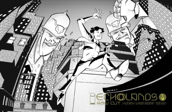 ECHOLANDS #3: RAW Cut edition: Michael Oeming cover B