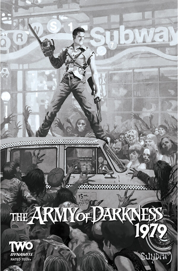 ARMY OF DARKNESS: 1979 #2: Arthur Suydam B&W cover E