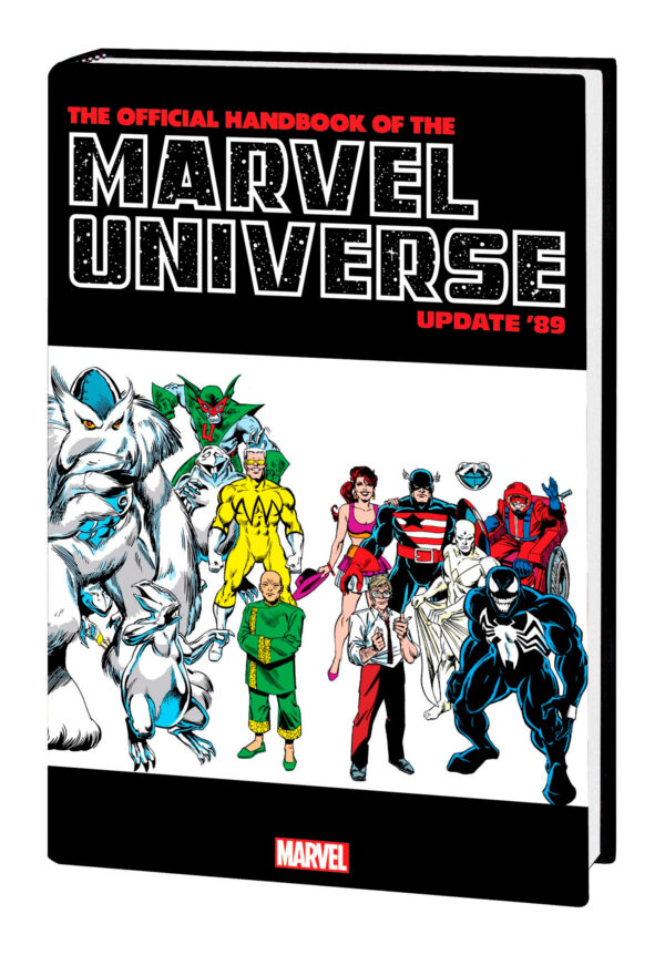 OFFICIAL HANDBOOK MARVEL 89 OMNIBUS (HC): Ron Frenz cover (Venom)