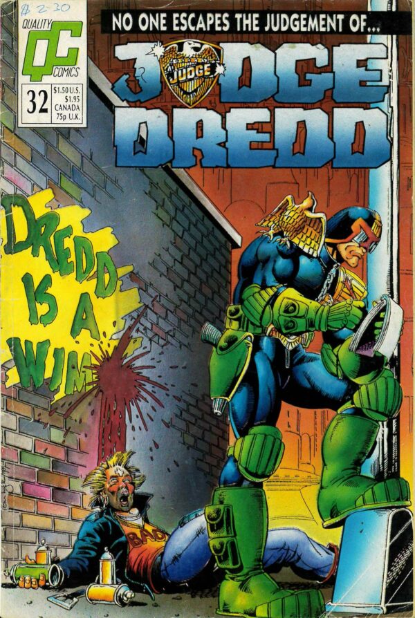 JUDGE DREDD (1986-1992 SERIES) #32