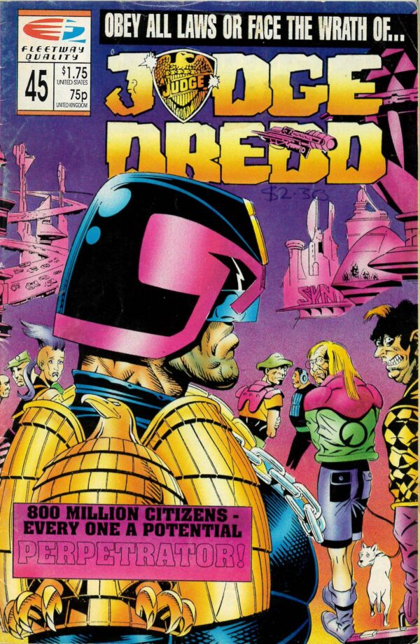 JUDGE DREDD (1986-1992 SERIES) #45