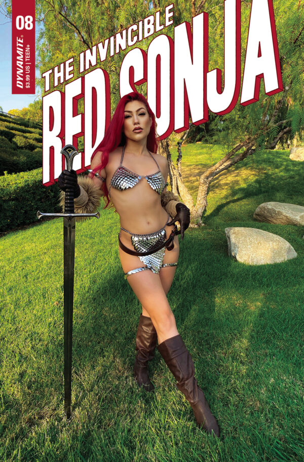 INVINCIBLE RED SONJA #8: Rachel Hollan Cosplay cover E